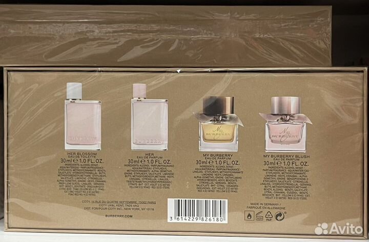 Парфюмерный набор Burberry 4*30ml