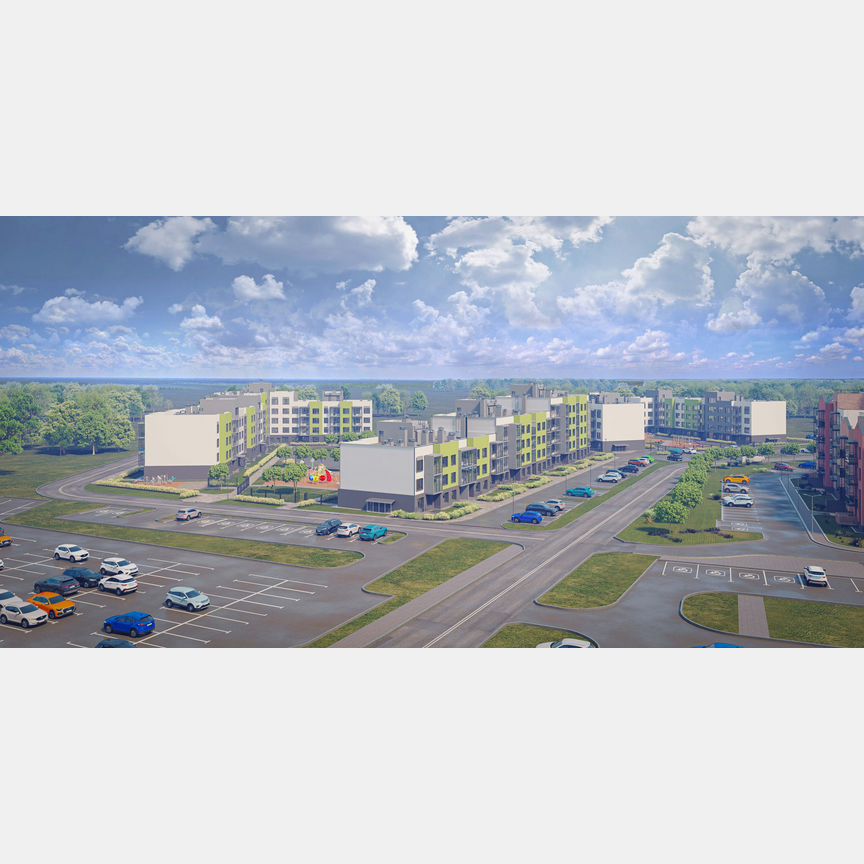 2-к. квартира, 60,9 м², 3/5 эт.