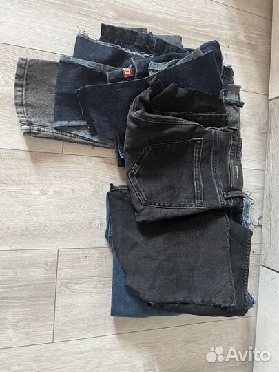 Обрезки джинсы