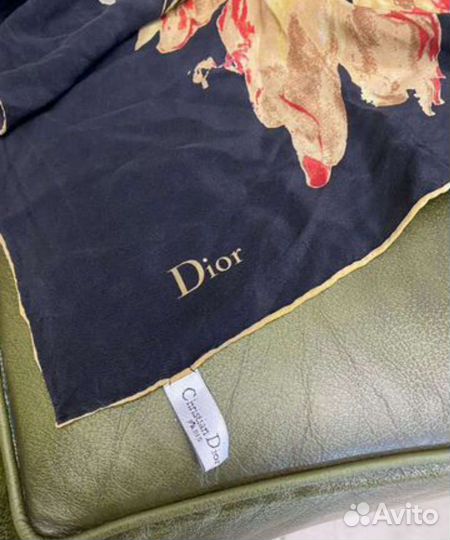 Платок dior и палантин burberry италия шелк