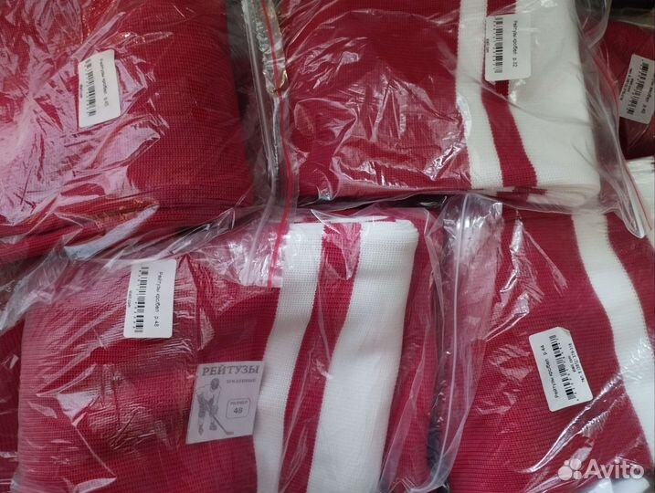 Рейтузы хоккейные красные