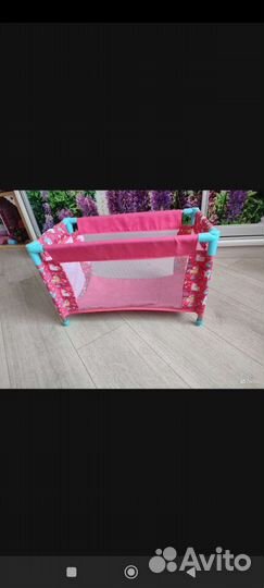 Детская кровать манеж для куклы бу