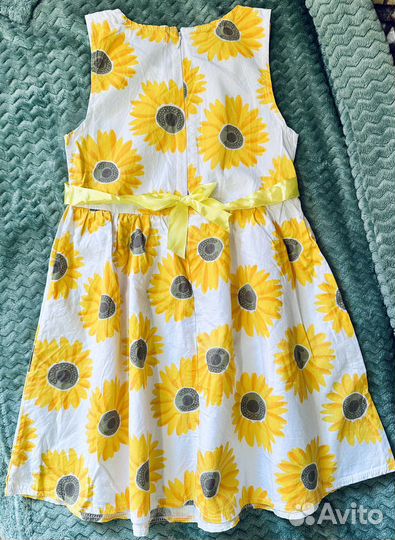 Платье летнее красивое для девочки 122-128 размер