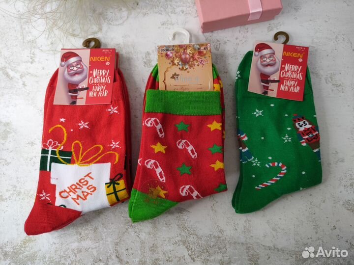 Носки новогодние