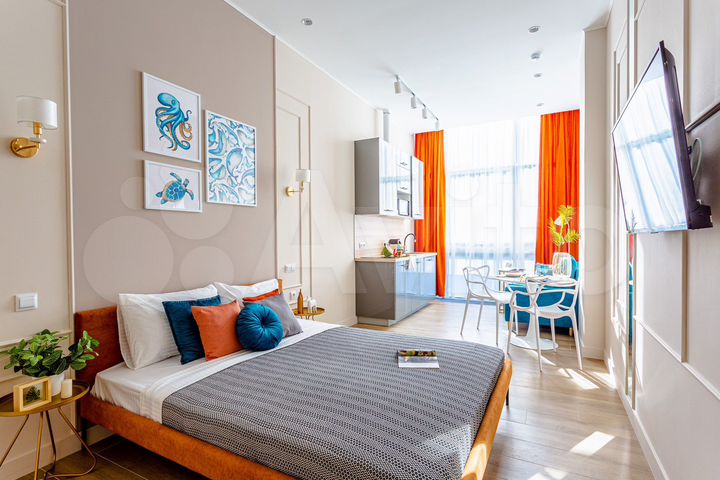 Квартира-студия, 27 м², 4/6 эт.