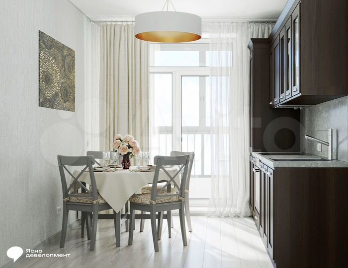 3-к. квартира, 73,1 м², 1/25 эт.