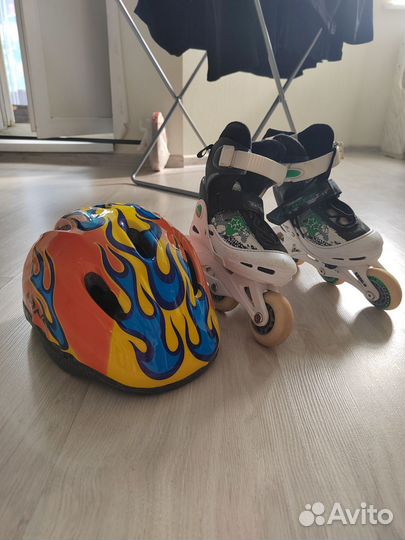Шлем и ролики р 26-29
