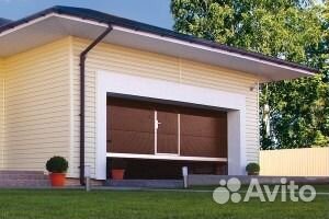 Секционные ворота Алютех 2.85x2.23с калиткой