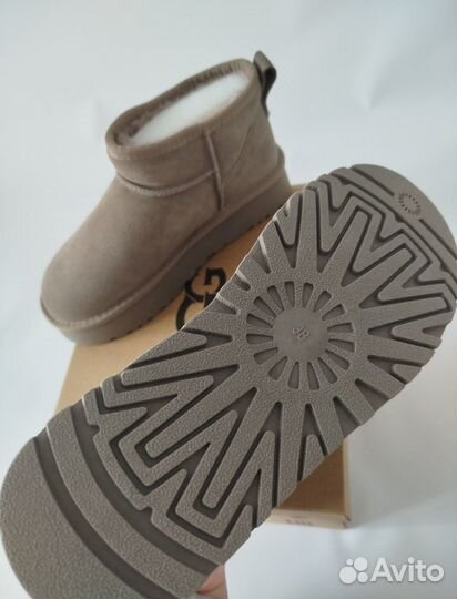 Угги женские на платформе 38