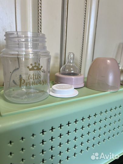 Пустышка lovi + бутылочка Canpol babies