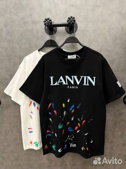 Футболка Lanvin оверсайз (хит 2025)