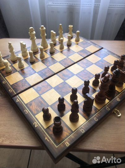 Шахматы/шашки/нарды 3 в 1 «Классика»