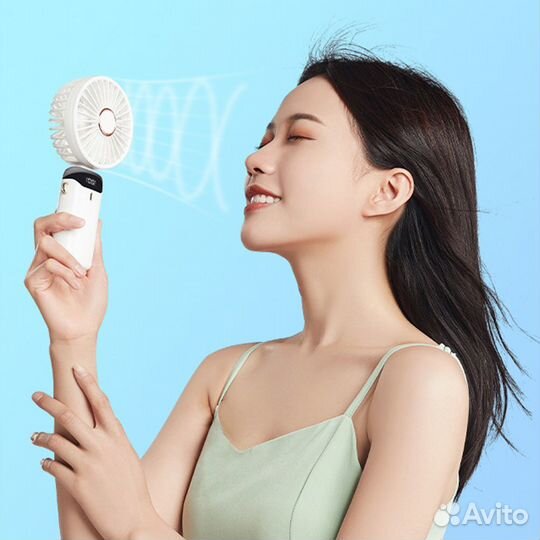 Мини вентилятор зарядка USB 5 скоростей нов