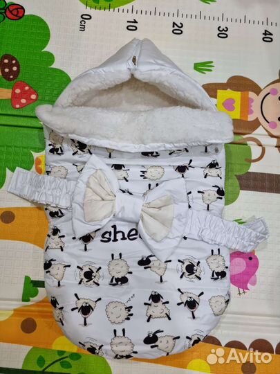 Конверт на выписку для девочки весна/осень