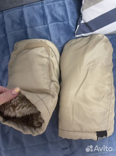 Elodie варежки для коляски цвет Pure Khaki