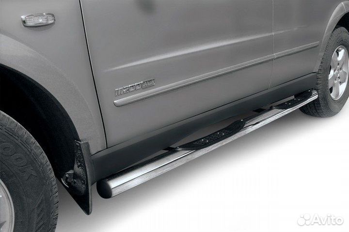 Защита порогов SsangYong kyron 2007-2015