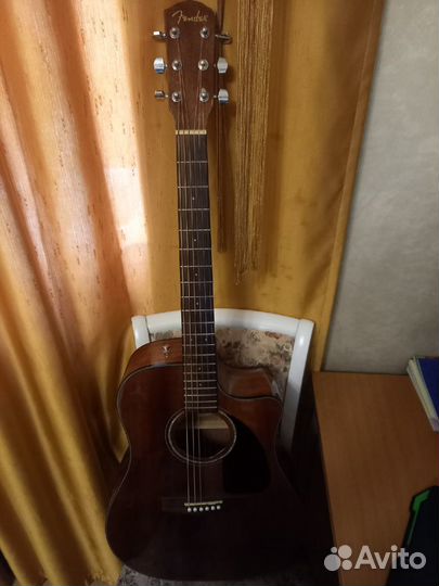 Гитара Fender CD60CE AM NAT