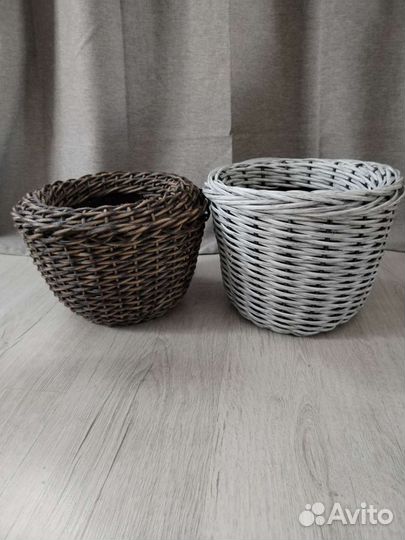 Корзина плетеная Кашпо из ротанга