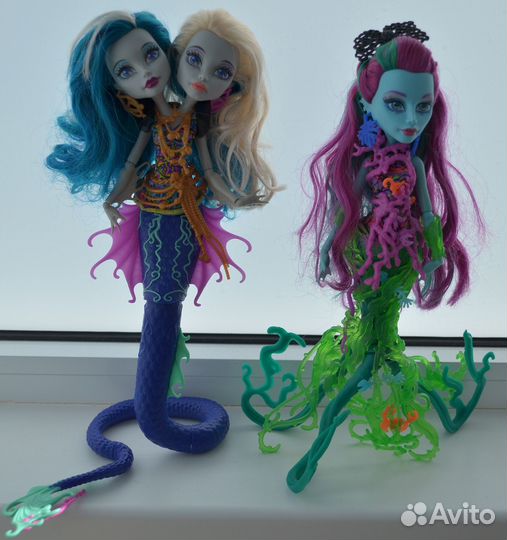 Куклы ever after high и Монстр хай