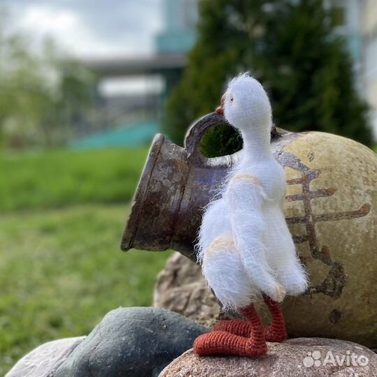 Интерьерная вязаная игрушка, ручная работа