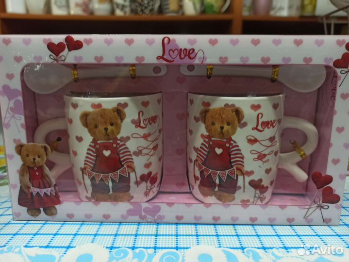 Кружка детская, набор 2 шт, подарочная упаковка