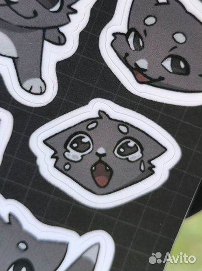 Авторские наклейки\стикерпаки А6 