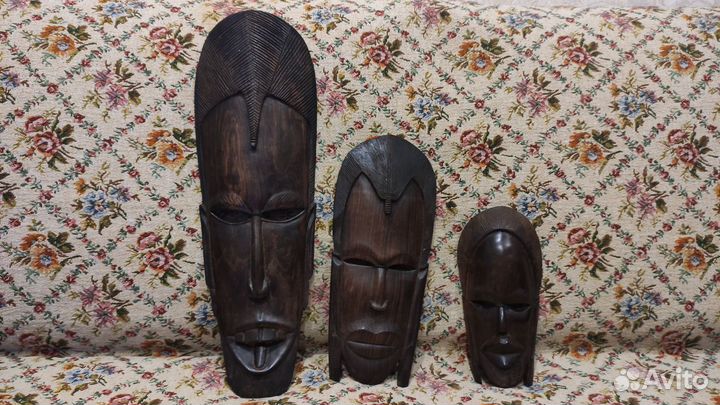 Африканские маски из дерева
