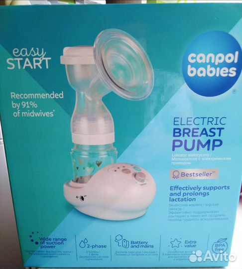 Молокоотсос электрический Саnpol babies