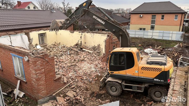 Снос домов - демонтаж дома, демонтаж зданий