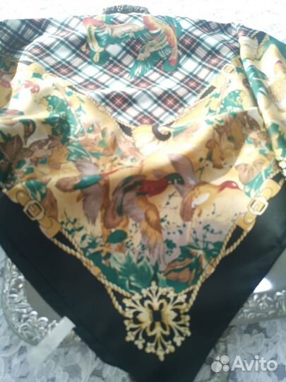 Утки Италия винтажный платок