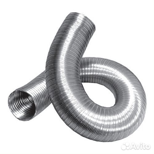 Воздуховод алюминиевый гофрированный алювент-станд