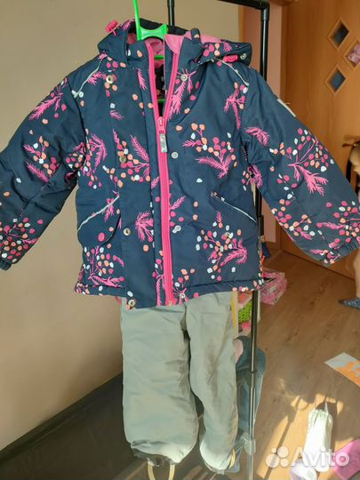 Зимний костюм для девочки 92
