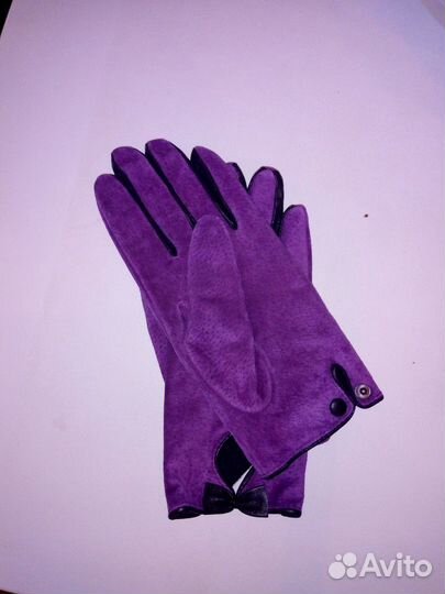 Перчатки кожаные