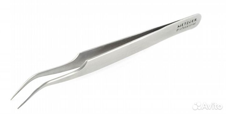 Пинцет для наращивания ресниц рт-6521-D (11.7см) и