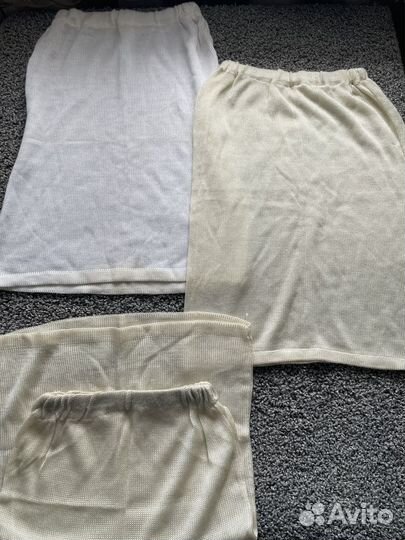 Юбки вязанные 3 шт 44 размер