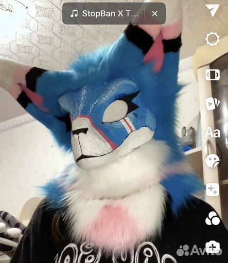 Маска раптора фурсьют