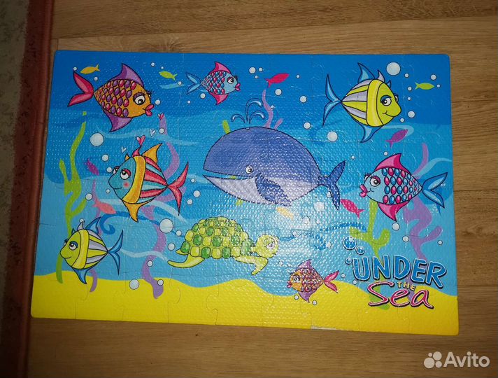 Мягкий пазл Подводный мир