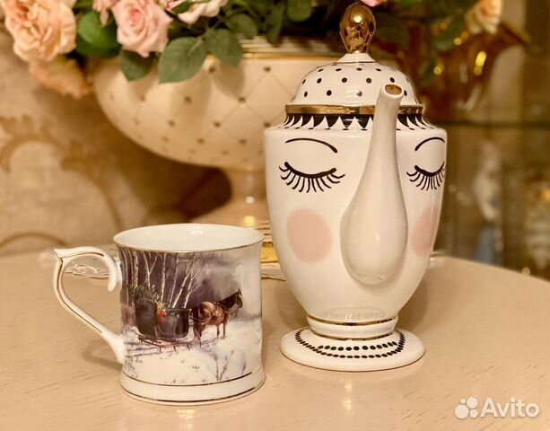 Чайник «Восточная красавица» и кружка Англия
