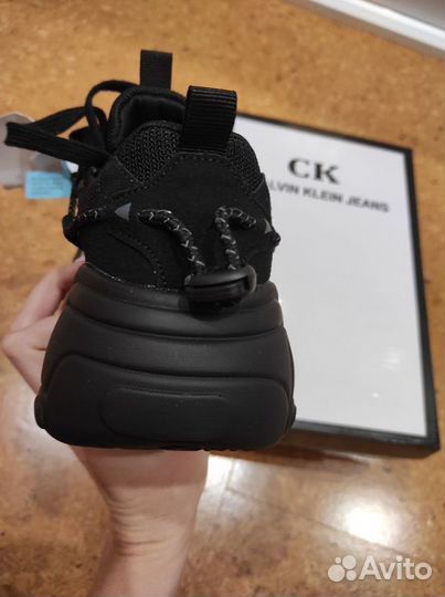 Кроссовки Calvin Klein jeans, нат.замша, р.35-38