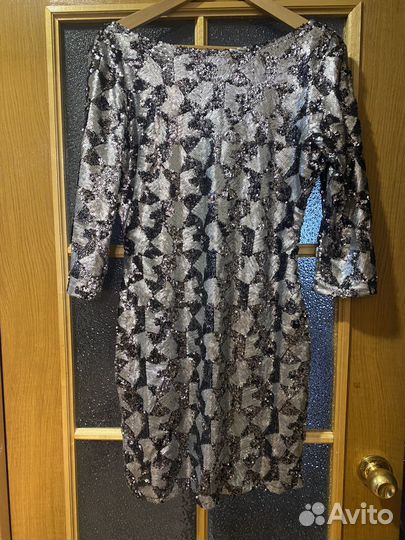 Платье с пайеткаии, 44-46 разм