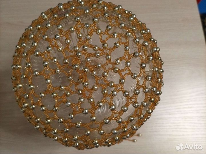 Шапка из бисера для восточных танцев