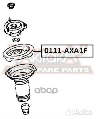 Опора переднего амортизатора 0111-AXA1F asva
