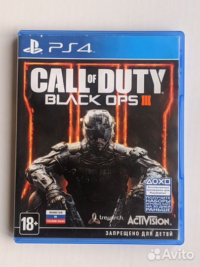 Игра для Sony PS4/Call Of Duty Black Ops 3