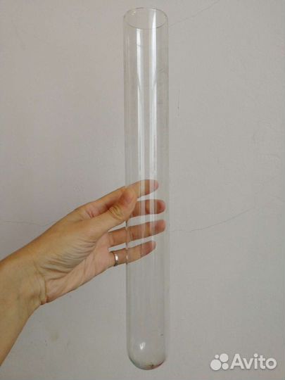 Пробирка колба стеклянная большая