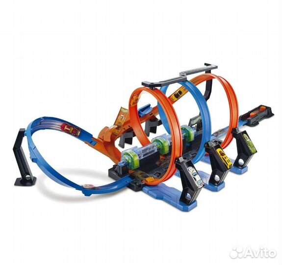 Автотрек Hot Wheels Винтовое столкновение