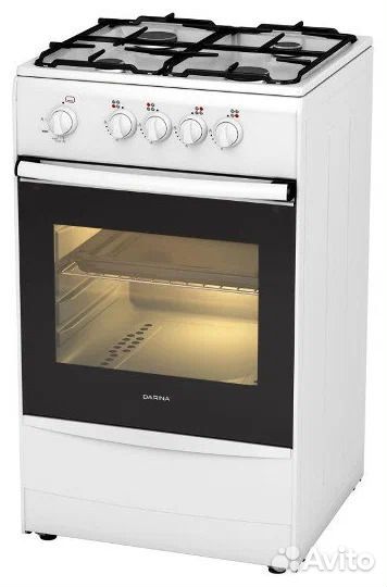 Газовая плита darina, белый