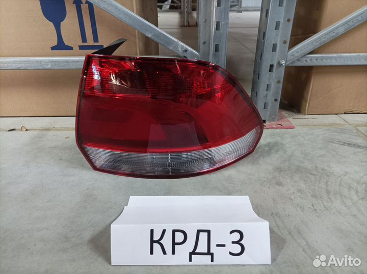 Фонарь правый Volkswagen Polo Sedan 5 2010