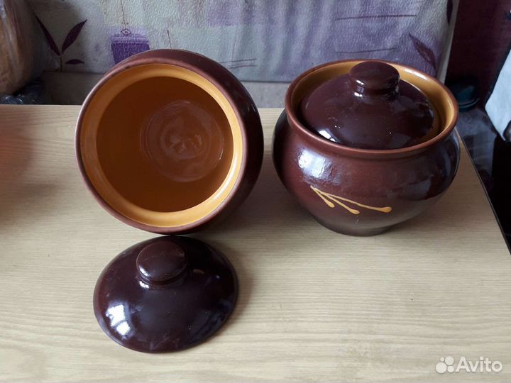 Блюдо фарфор, посуда СССР, горшочки