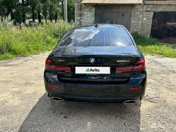 BMW 5 серия 2.0 AT, 2021, 142 000 км
