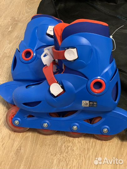 Роликовые коньки раздвижные 30-32 размер